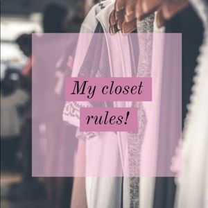 ❤️🌈My closet rules ❤️🌈